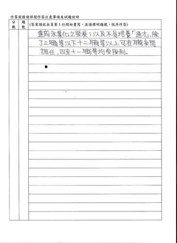 上榜的關鍵在於申論 上榜的關鍵在於申論