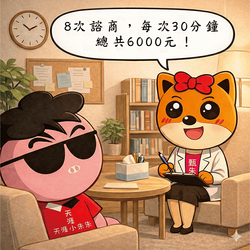 心理諮商初體驗:第一次見面就談錢?揭開「心理諮商」的神秘面紗|《甄朱心理師的內心OS系列》EP1 - 第8張圖 心理諮商初體驗:第一次見面就談錢?揭開「心理諮商」的神秘面紗|《甄朱心理師的內心OS系列》EP1
