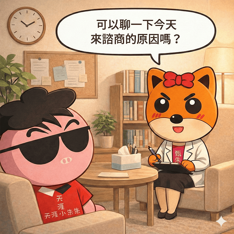 心理諮商初體驗:第一次見面就談錢?揭開「心理諮商」的神秘面紗|《甄朱心理師的內心OS系列》EP1 - 第5張圖 心理諮商初體驗:第一次見面就談錢?揭開「心理諮商」的神秘面紗|《甄朱心理師的內心OS系列》EP1