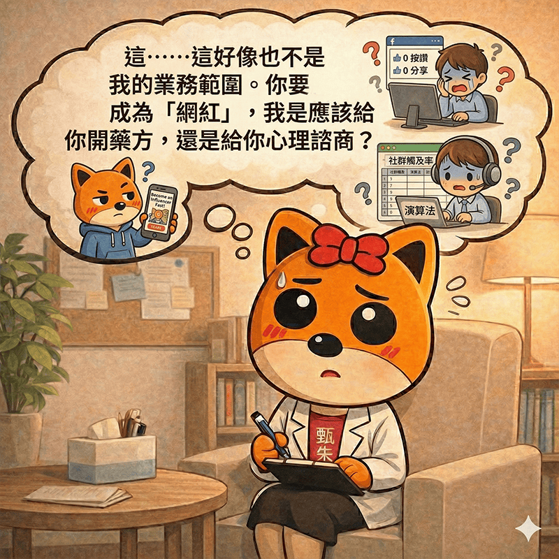 我該信任肉搜不到推薦文的心理師嗎?當「沒有評價」比負評更讓人不安|《甄朱心理師的內心OS系列》EP4 - 第5張圖 我該信任肉搜不到推薦文的心理師嗎?當「沒有評價」比負評更讓人不安|《甄朱心理師的內心OS系列》EP4
