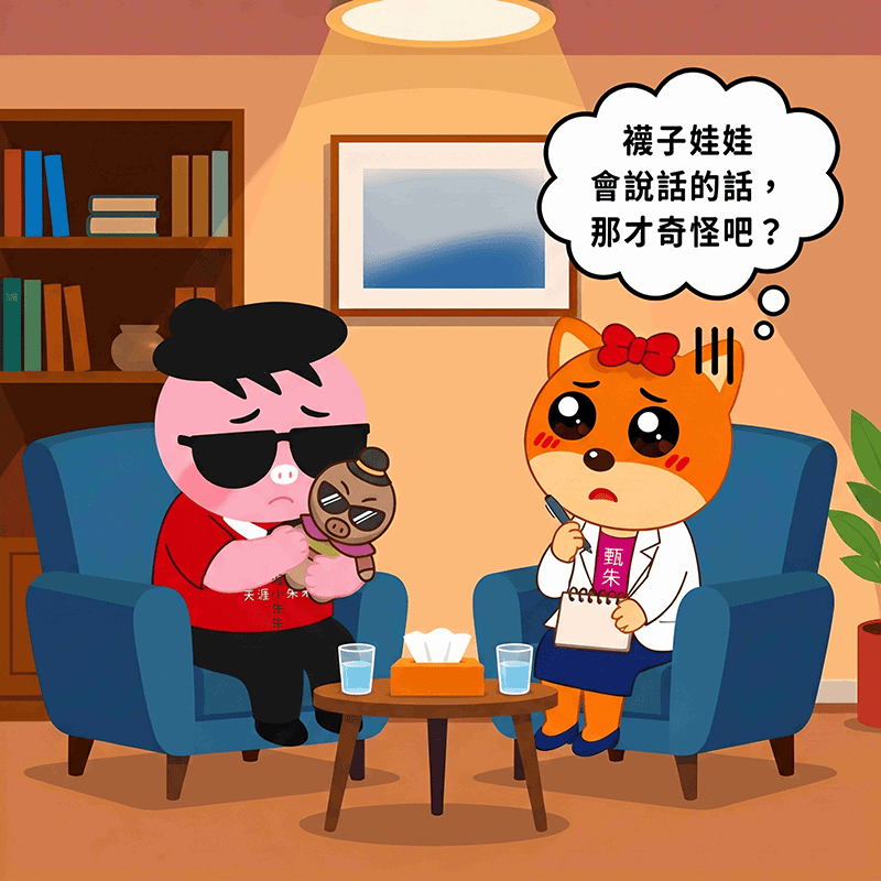 心理師也需要表情控管?當個案抱著娃娃走進諮商室|《甄朱心理師的內心OS系列》EP5 - 第9張圖 心理師也需要表情控管?當個案抱著娃娃走進諮商室|《甄朱心理師的內心OS系列》EP5