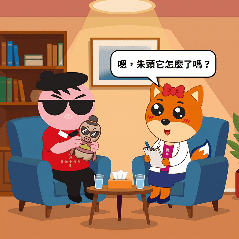 心理師也需要表情控管？當個案抱著娃娃走進諮商室｜《甄朱心理師的內心OS系列》EP5