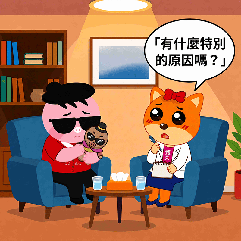 心理師也需要表情控管?當個案抱著娃娃走進諮商室|《甄朱心理師的內心OS系列》EP5 - 第10張圖 心理師也需要表情控管?當個案抱著娃娃走進諮商室|《甄朱心理師的內心OS系列》EP5
