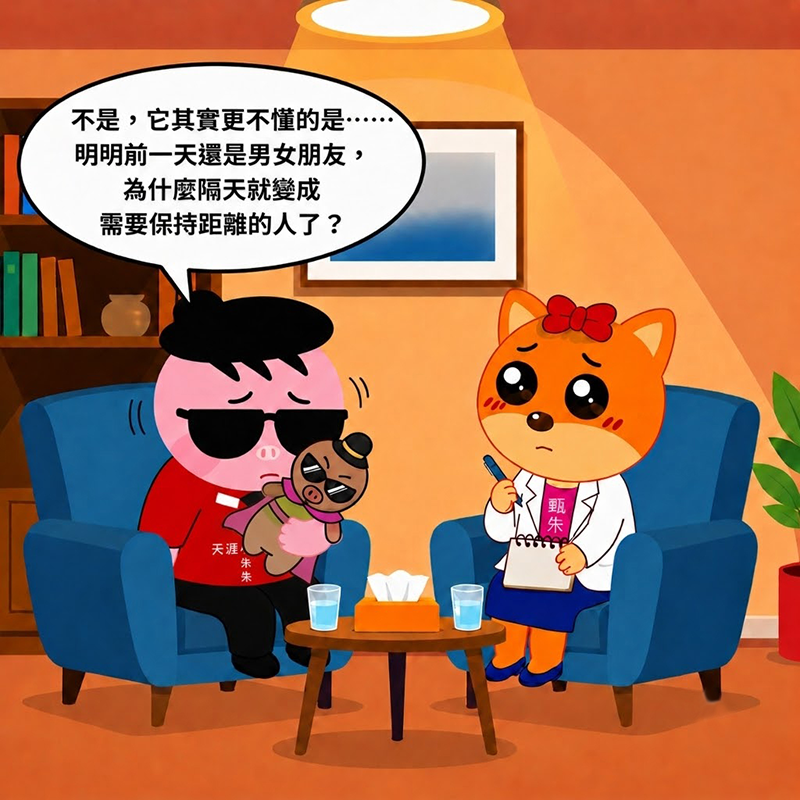 分手只留一句「請尊重我的邊界感」？最痛的不是失去，而是不知道為什麼｜《甄朱心理師的內心OS系列》EP6