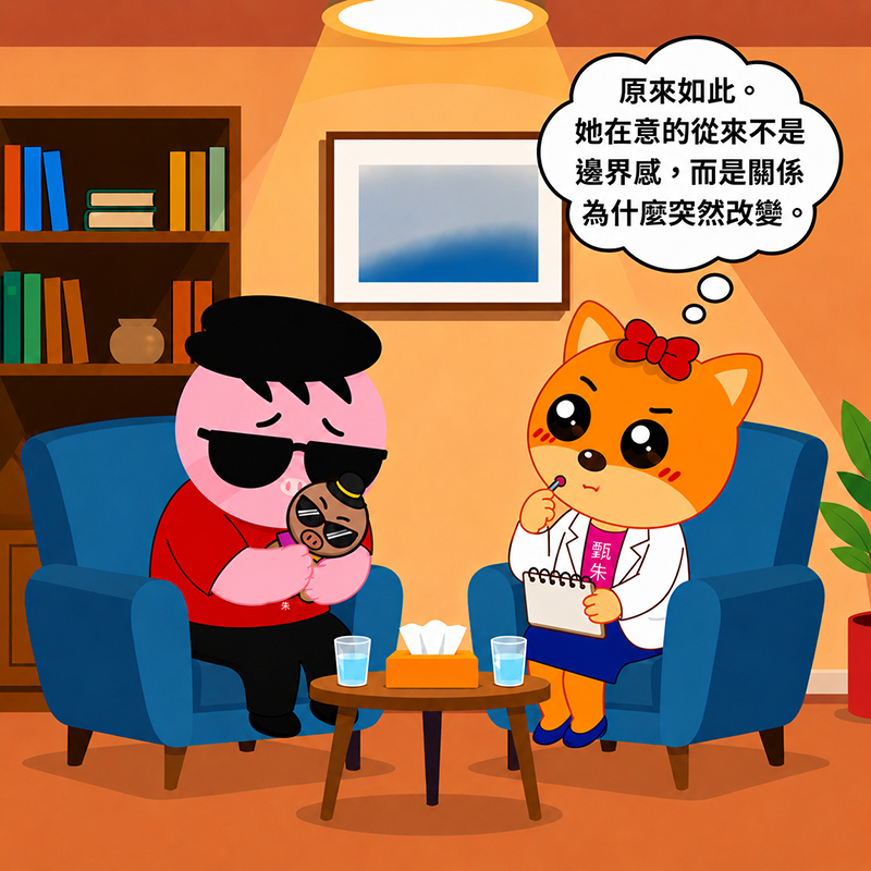分手只留一句「請尊重我的邊界感」？最痛的不是失去，而是不知道為什麼｜《甄朱心理師的內心OS系列》EP6